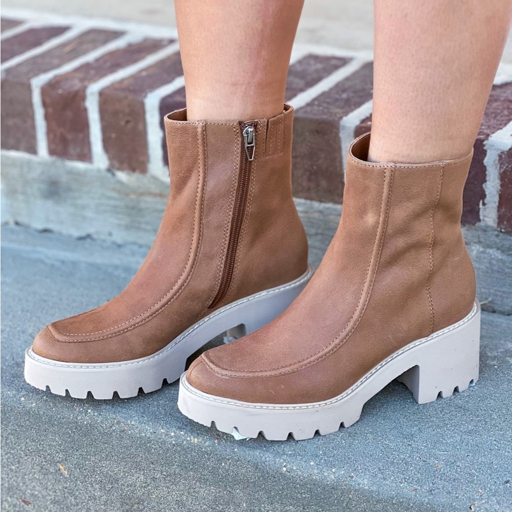 Dolce Vita Henla Brown Booties